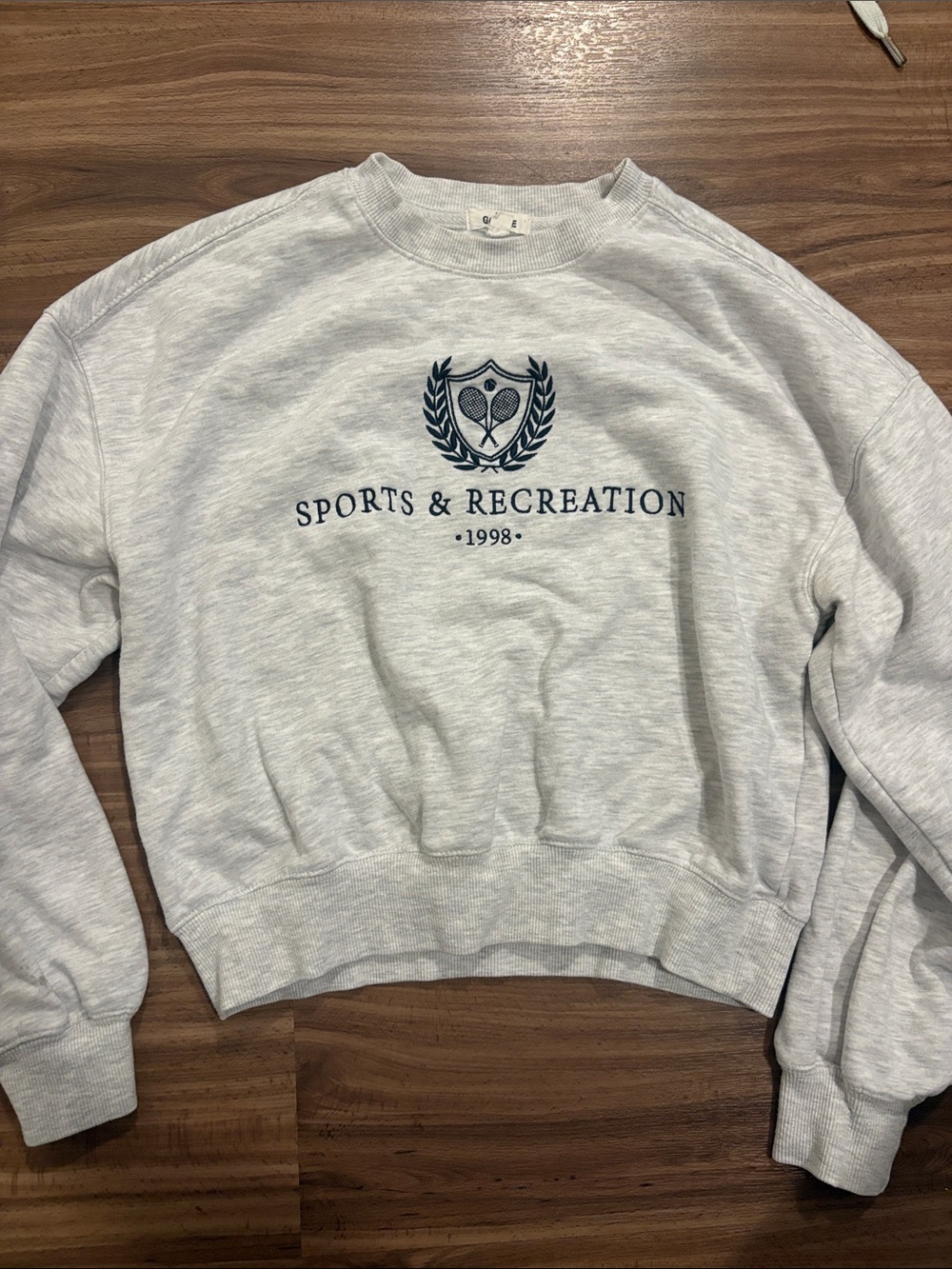 Sports & Recreation Graphic Sweatshirt in Light Heather Gray